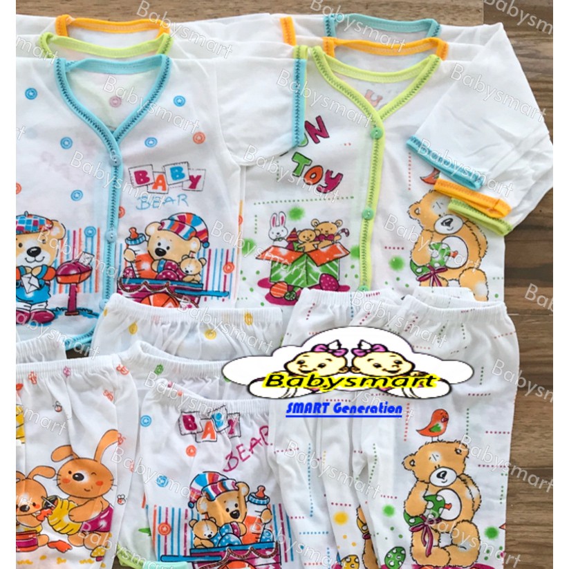 Babysmart - Paket Hemat Perlengkapan Baju Bayi Baru Lahir (New Born) Ekonomis dan Hemat