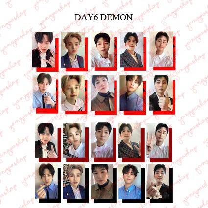 [READY / SET] DAY6 DEMON DAYG PHOTOCARD FAN MADE UNOFFICIAL ZOMBIE YANGPASHOP YOUNGK SUNGJIN WONPIL 