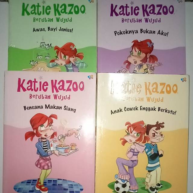 Novel Anak Katie Kazoo Jilid 1-2-3-4 Tamat Segel Oleh Nancy Krulik (4 Buku) Penerbit Kiddo