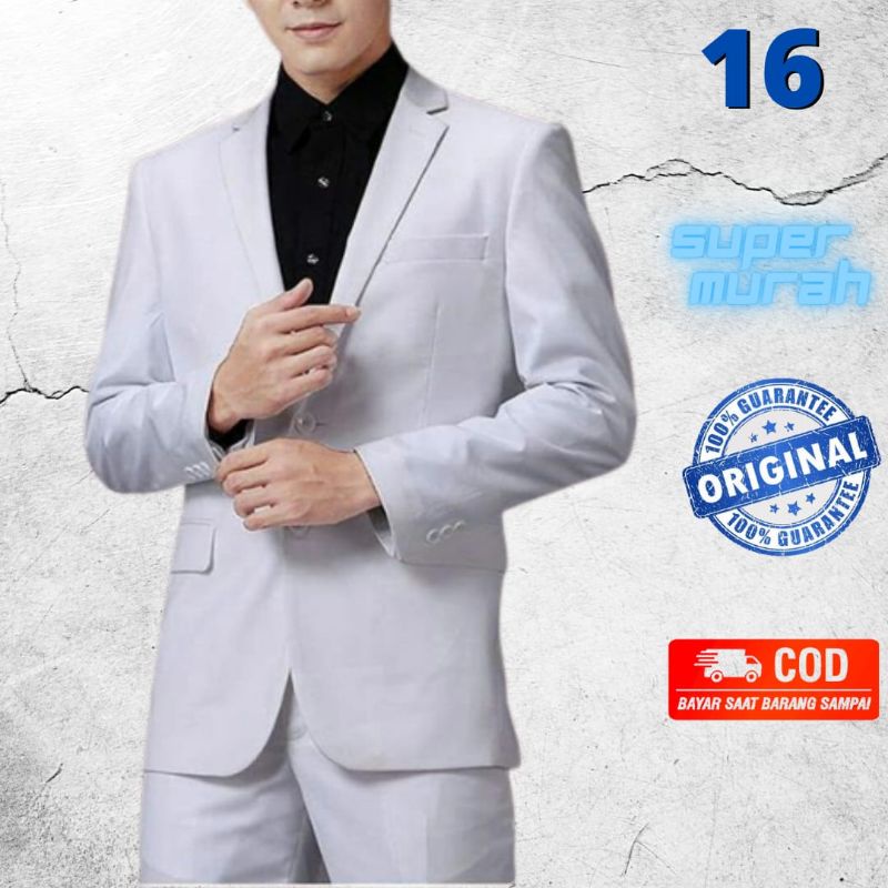 blazer putih 016