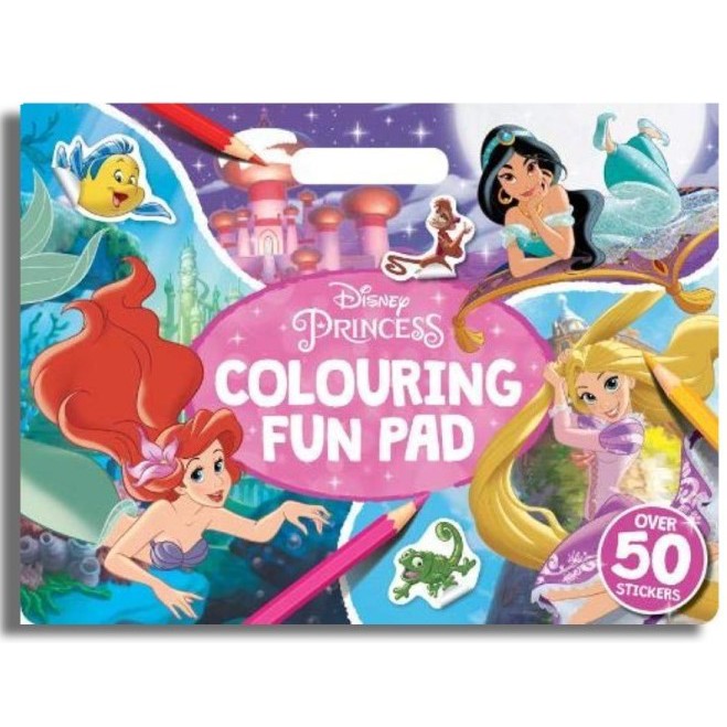 

GIANT COLOUR ME PAD DISNEY: DISNEY PRINCESS MIXED: COLOURING FUN PAD