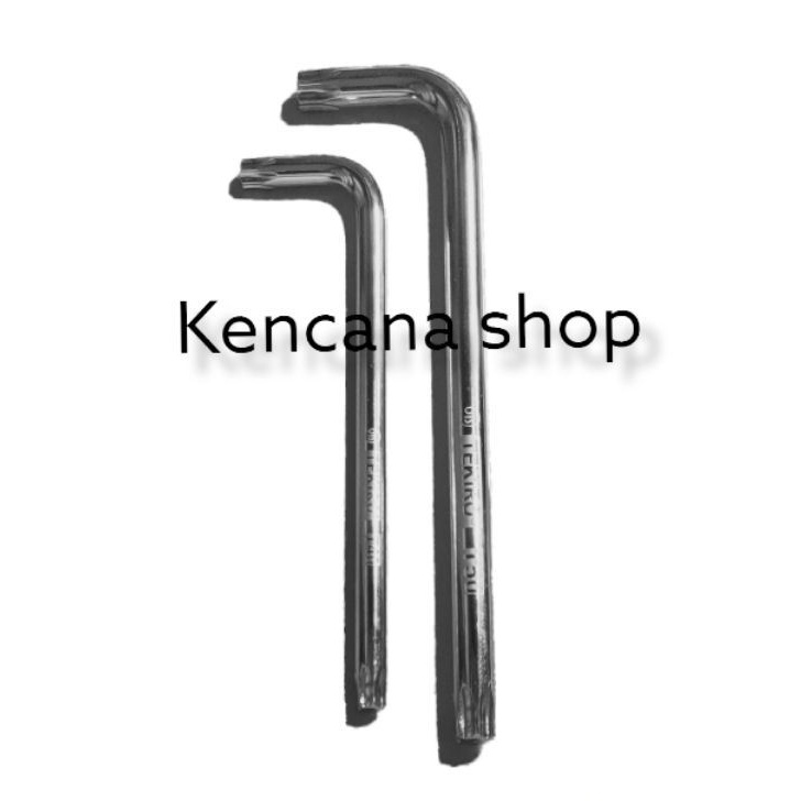 Kunci l tekiro bintang 2 pcs T40 T50 - kunci l cakram set 2 pcs