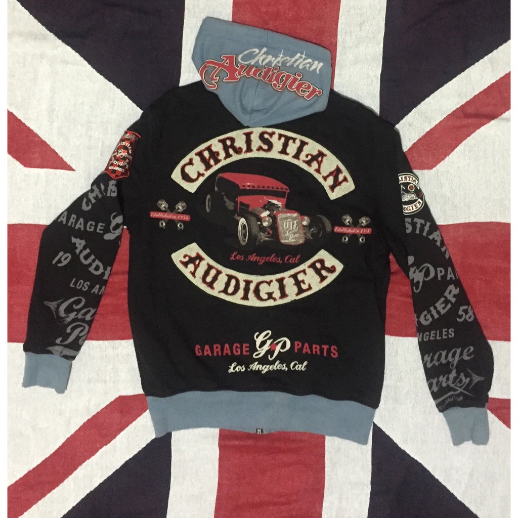 zip hoodie christian audigier