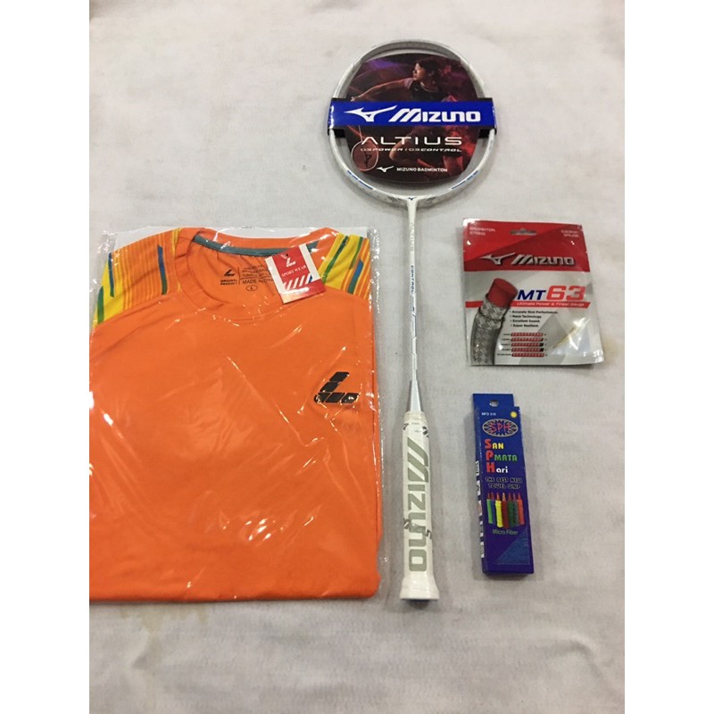raket mizuno Altius 03 Control original harga paket free PAKET