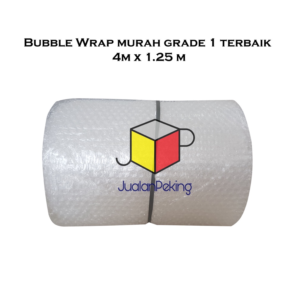 

Bubble Wrap murah grade 1 terbaik 4m x 1.25 m = 5 meter persegi
