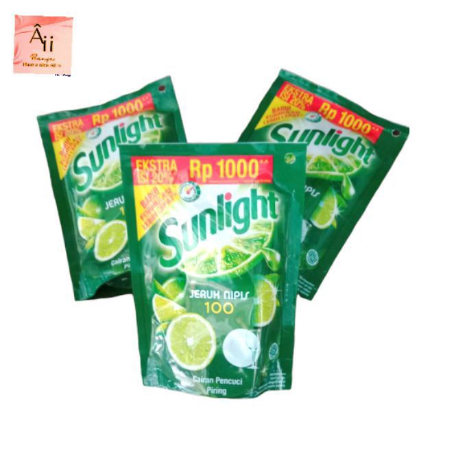 sunlight 1000 kemasan ekonomis netto 54ml 1000an cairan pencuci piring