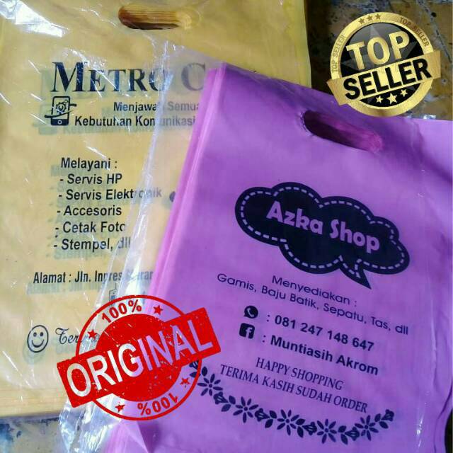 Kantong Plastik sablon 25 x 35 custom kantong Plastik Kantong Plastik sablon 25 x 35 custom kantong Plastik