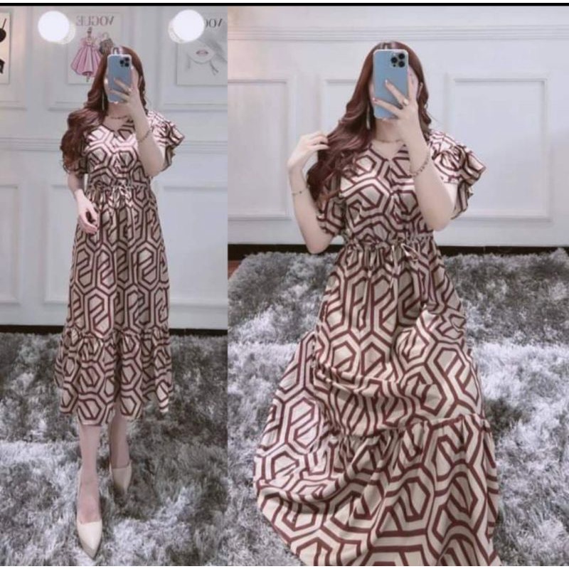 TERBARU DRESS SERUT DADA VIRAL KEKINIAN MOTIF CIKHI BAHAN RAYON PREMIUM BISA UNTUK BISUI TERBARU DAN TERLARIS DI INDONESIA RAYA PALING BANYAK DI CARI IBU-IBU MUDA KEKINIAN