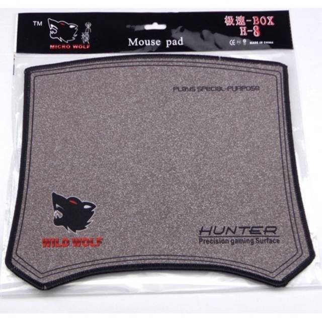 MOUSE PAD GAMING HUNTER H8 WILD WOLF ALAS MOUSE