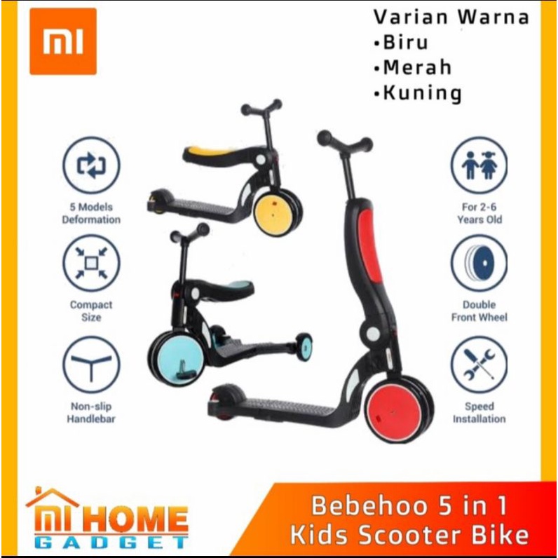 BEBEHOO 5 IN 1 KIDS SCOOTER