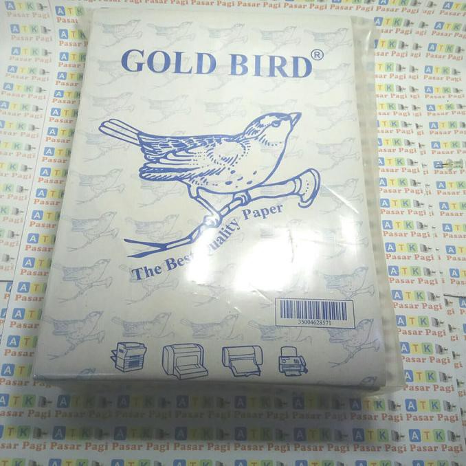 

kertas buram A4 / koran A4 merk Gold Bird isi 500 lbr