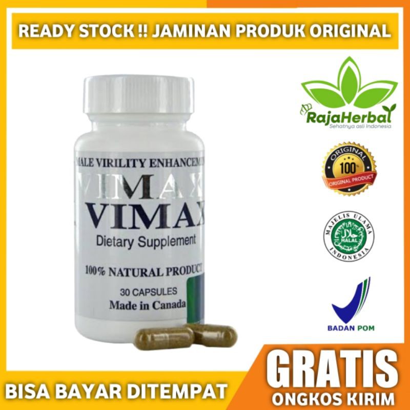 VIMAX CAPSUL IZON CANADA ASLI 100% ORIGINAL GARANSI TERBUKTI KHASIATNYA AMPUH