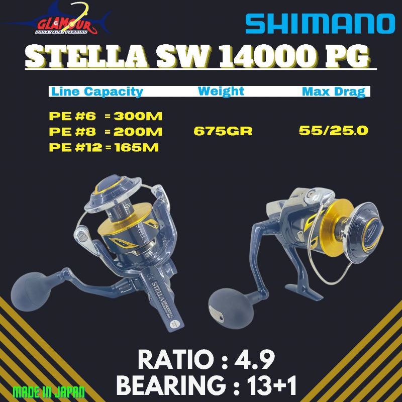 REEL PANCING / KATROL PANCING / KATROL SHIMANO / REEL SHIMANO / SHIMANO STELLA / STELLA SW / SHIMANO