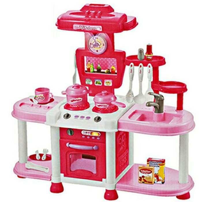  Mainan  Anak Fashion Kitchen Besar Play Set Dapur  Mini  