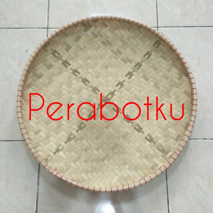 Tampah Bambu Besar / Nyiru Bambu Tumpeng / Nyiru Anyam Tradisional