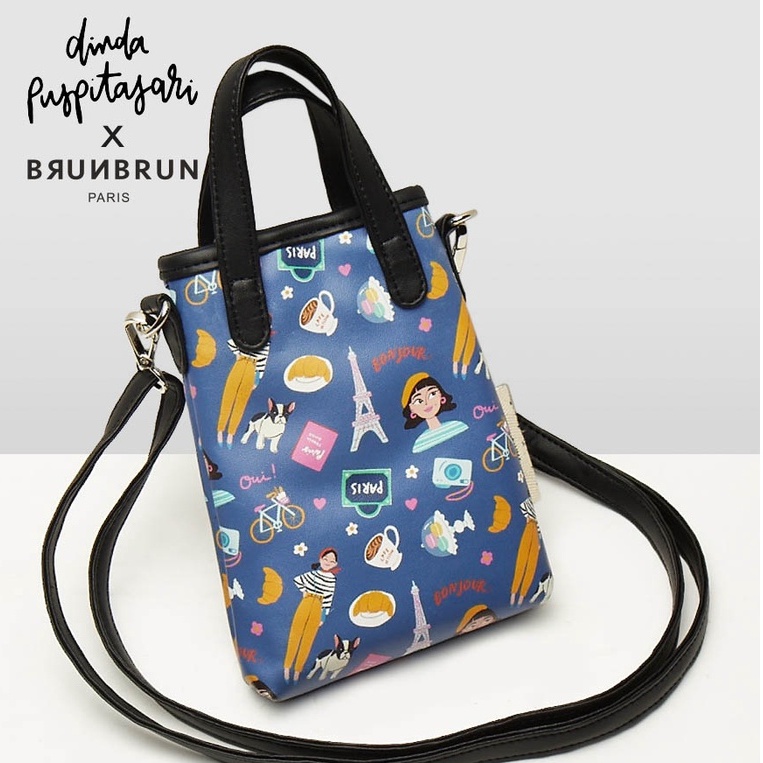 NEW TAS HP WANITA TERBARU SLING BAG BRUNBRUN PARIS SLEMPANG BURNBURN PARIS TAS HANDPHONE PARIS MINI