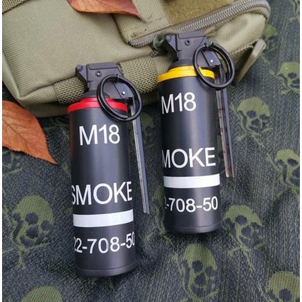 Korek Gas Jet Torch Windpropf With Case M18 Smoke Bomb Prop Lighter