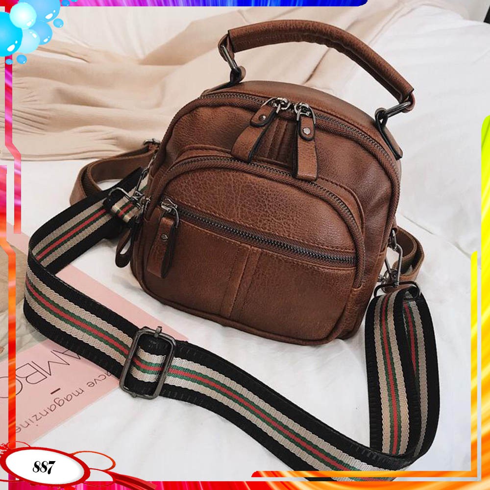 EL887 / BQ2427 / 3470A RANSEL TAS PUNGGUNG MINI BISA TENTENG TAS BATAM IMPORT TAS FASHION WANITA