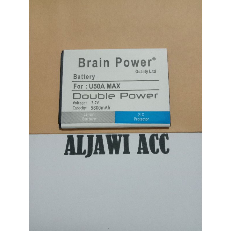 Baterai Batre Battery Cross Evercoss U50A MAX Double Power Battery