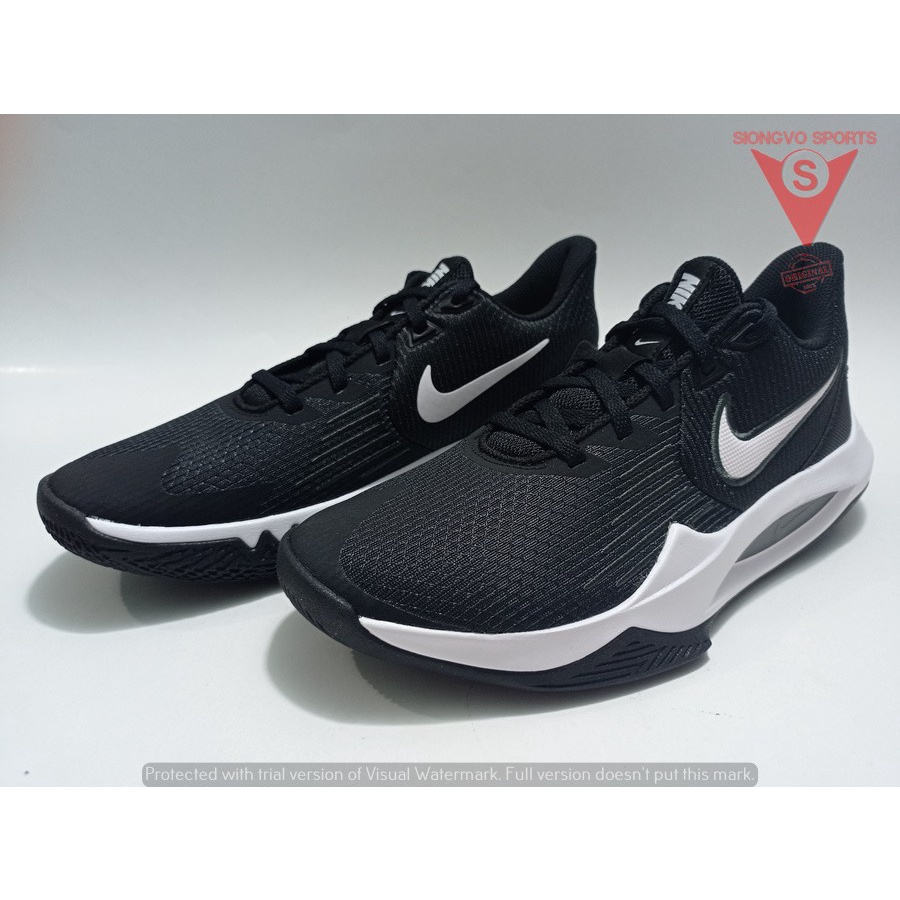 Sepatu Basket Nike Precision v Black White Angmokio258