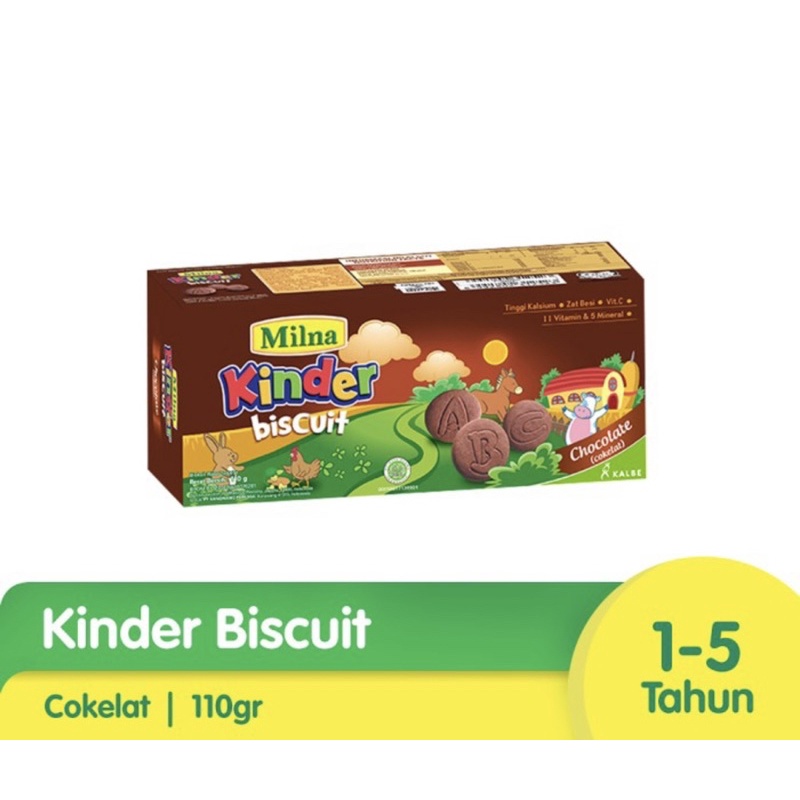 Milna kinder biscuit 110 gram ( biskuit sehat anak 1-5 tahun )