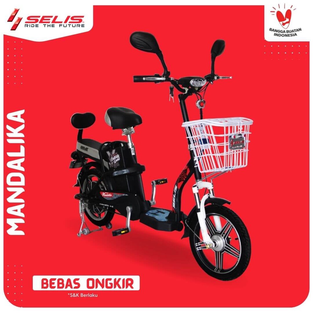 Jual Uang Tanda Jadi Wilayah JABODETABEK Sepeda Listrik Selis Tipe Mandalika Indonesia Shopee Indonesia