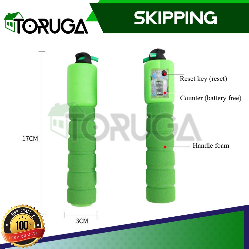 ALAT TALI LOMPAT OLAHRAGA SKIPPING JUMP ROPE + PENGHITUNG