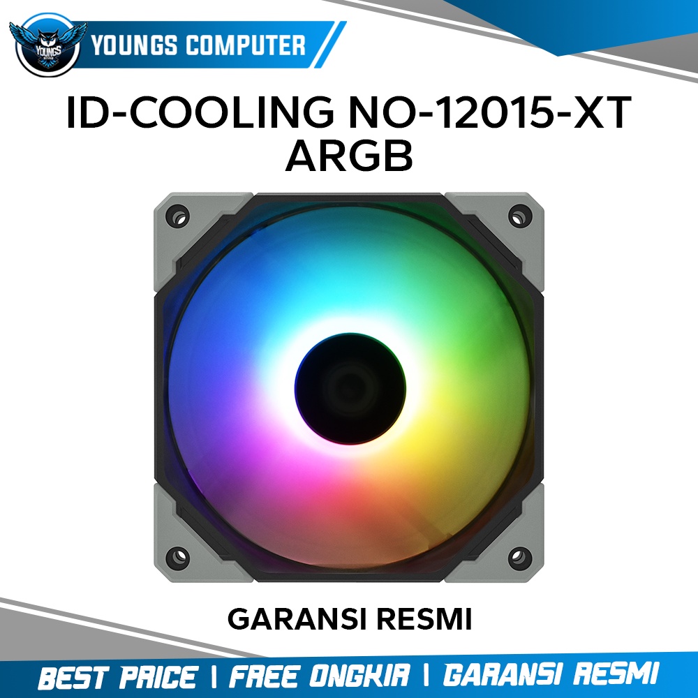 ID-COOLING NO-12015-XT ARGB SLIM 120mm PWM Fan Case / Casing 12cm