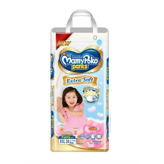 MAMYPOKO Pants Extra Soft Popok Celana XXL24 / XXL 24 Girl