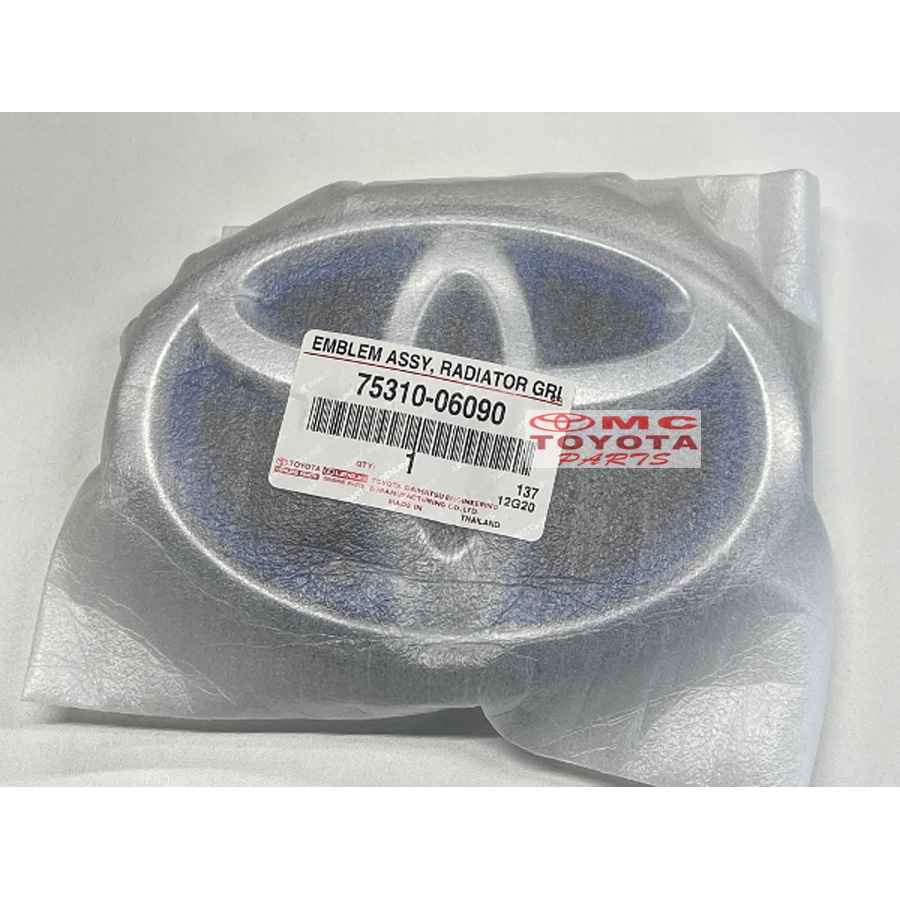 Emblem Logo Depan Grill Grille Radiator Camry Hybrid 75310-06090