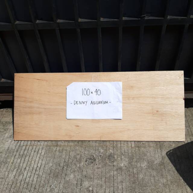 ALAS TRIPLEK AQUARIUM UKURAN 100x40cm TEBAL 8mm