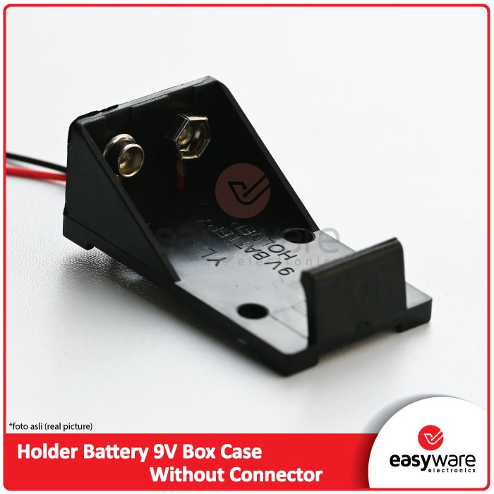 9V Battery Box Case Holder without connector - Holder Battery 9V