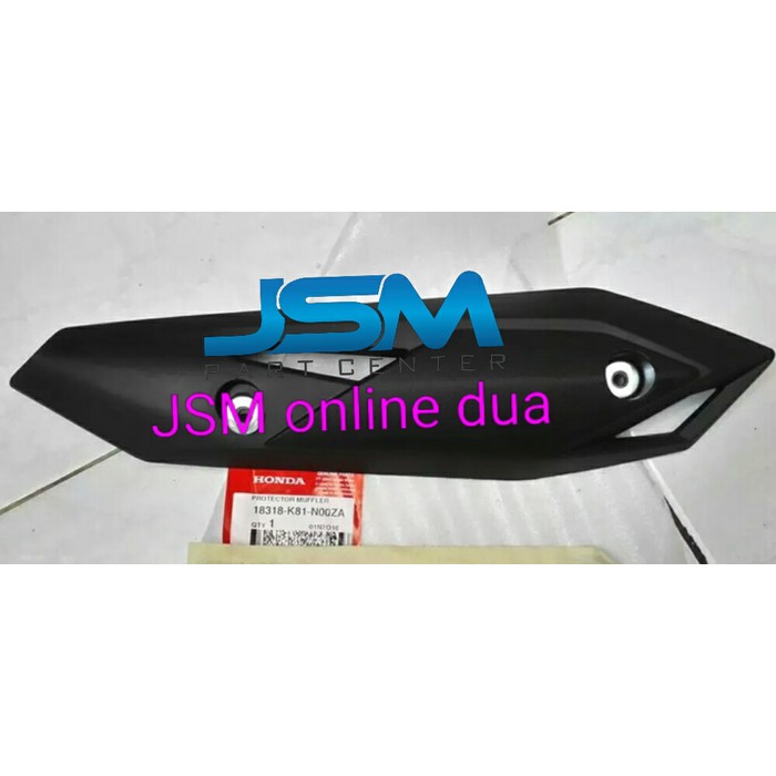 COVER TUTUP KNALPOT BEAT FI ESP BEAT STREET ORI AHM ORI ORIGINAL