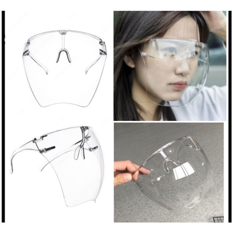 Face shield Akrilik Premium Acrylic - Faceshield Kacamata Sultan Akrilik Face Shield Nagita Acrylic