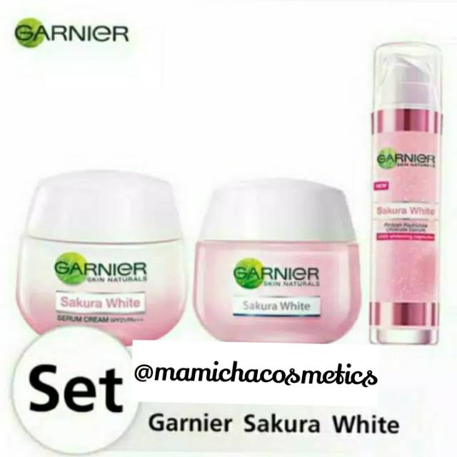 PAKET Garnier Sakura White