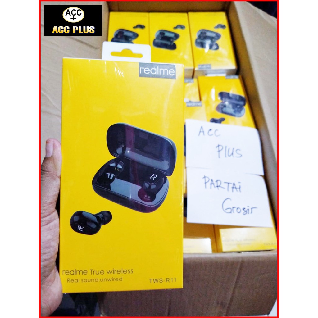 Earphone Headset Realme TWS R11 True Wireless Bluetooth Earbuds