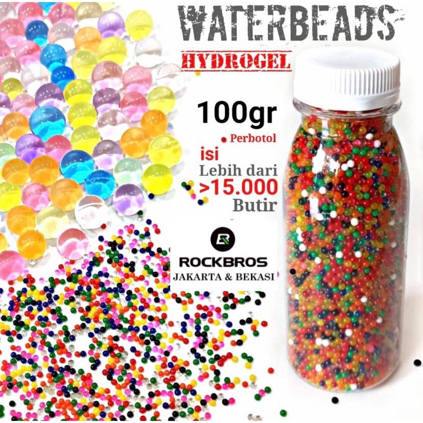 Bola Rendam Jelly Waterbeads Hydrogel Water Beads Orbeez Viral Tiktok