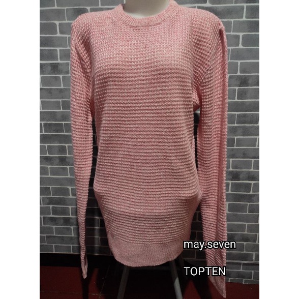 TOPTEN atasan / sweater waffle rajut