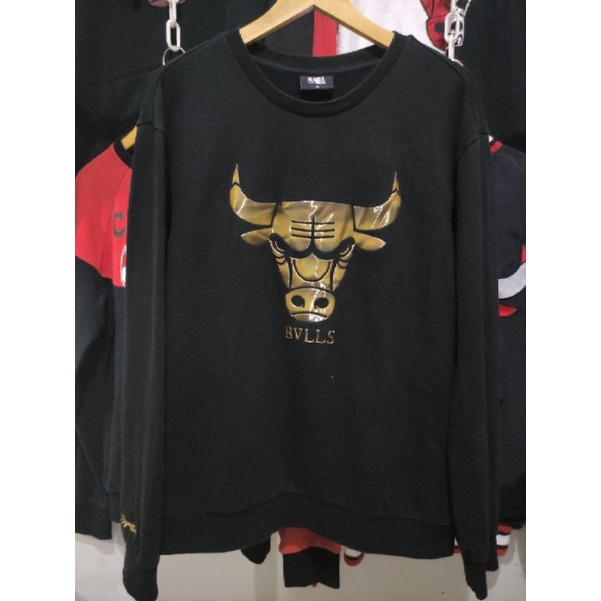 Crewneck Chicago bulls Gold 3D jelly sz XL