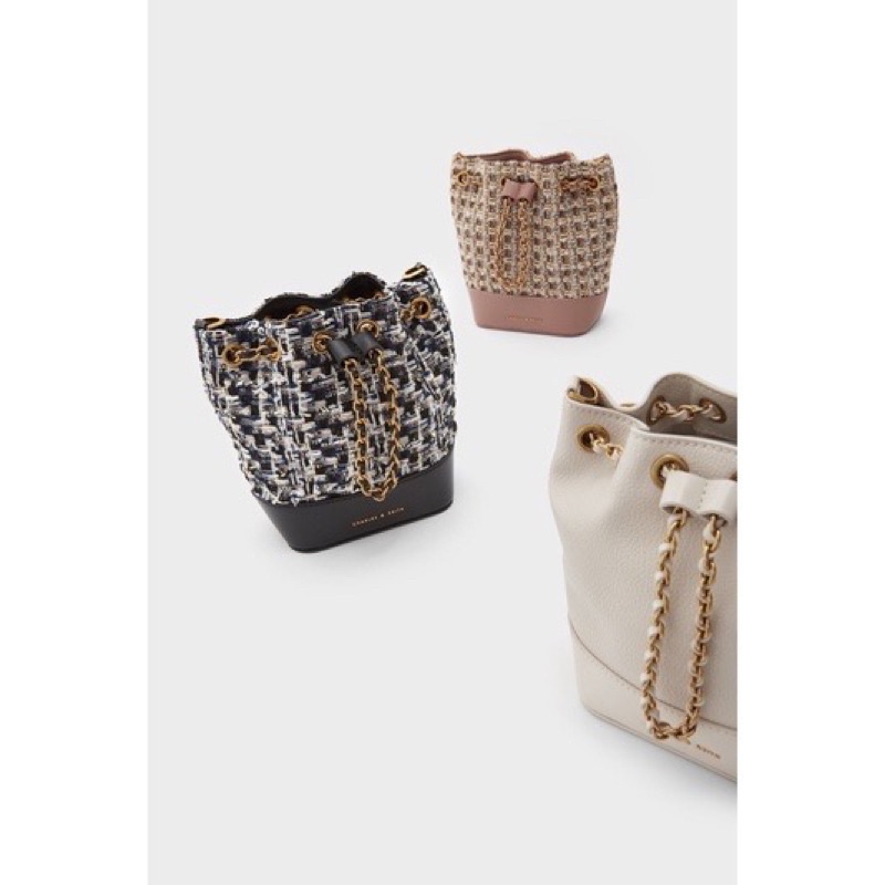 Ck Bucket Tweed Slingbag / Slingbag Wanita
