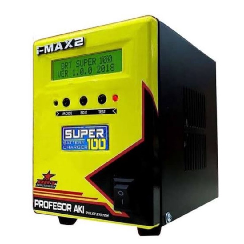 Alat Charger Aki IMAX 2 YELLOW Accu Cas Mobil kapal truk jumbo besar BRT Smart Digital Imax I-Max2 1