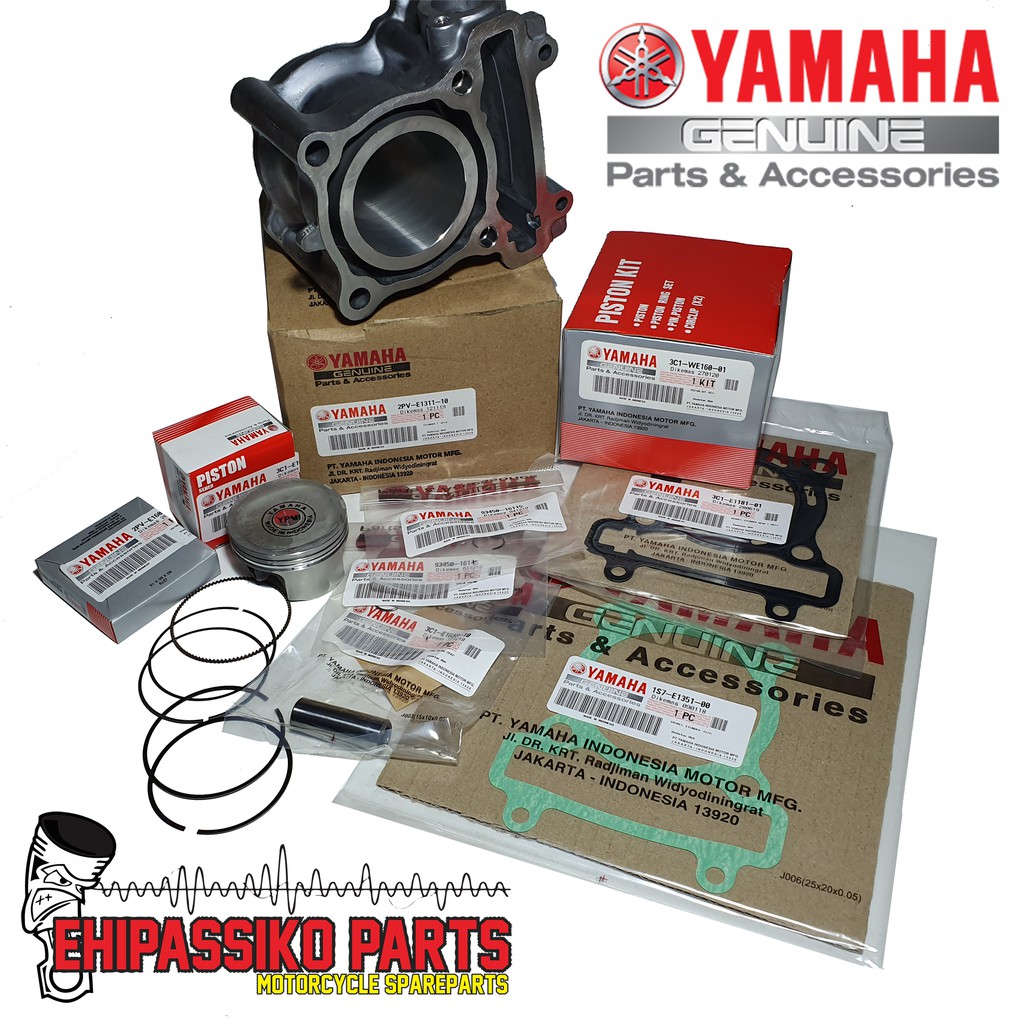 Paket Blok Piston Jupiter MX KING - New Vixion Advance 2015 2016 Original Yamaha