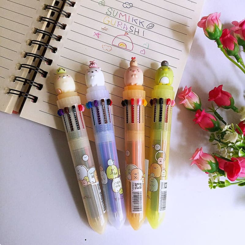 

Pulpen 10 warna / Pen warna-warni - SUMIKKO GURASHI