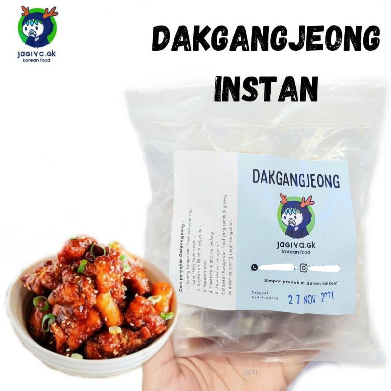 Dakgangjeong Instan | Ayam Korea