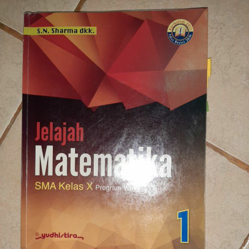 Buku Matematika kelas 10 Yudhistira