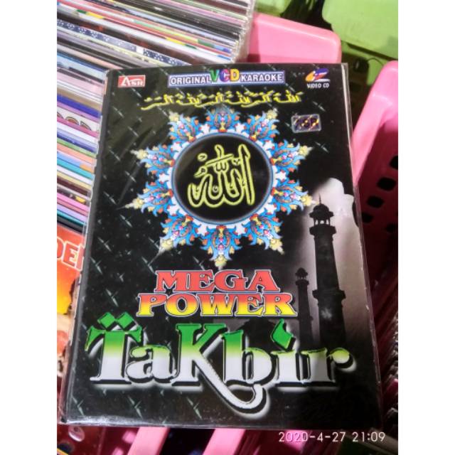 KASET VCD ORIGINAL MEGA POWER TAKBIR/ DAFABISNIS