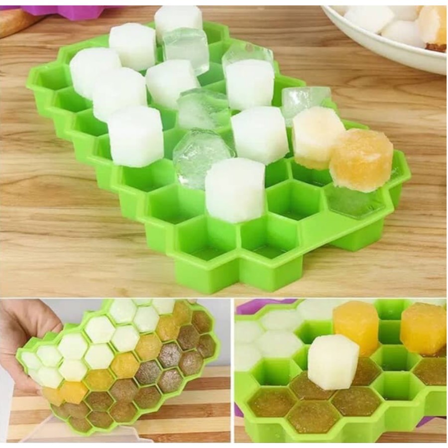 Cetakan Es Batu Silikon Honey Combs Cetakan Silicone Coklat Jelly