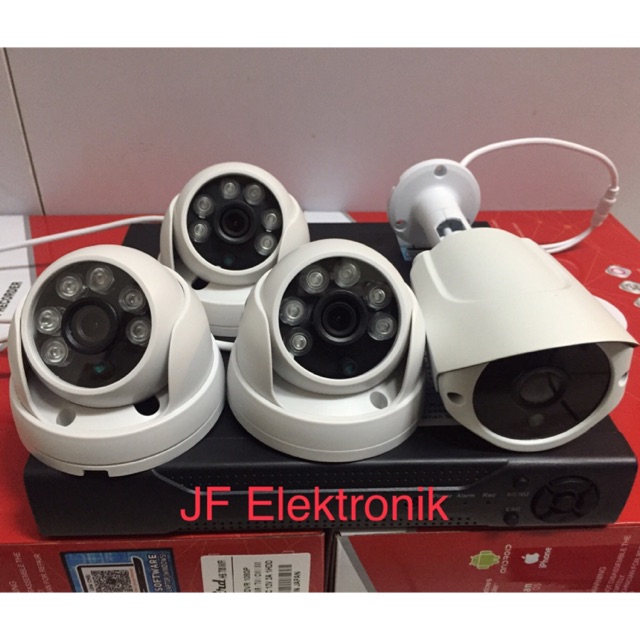 PAKET CCTV AHD 4 KAMERA 4MP LENGKAP