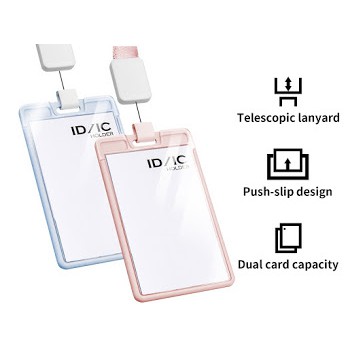 

Deli Name Tag Tanda Pengenal Vertikal Psh ID Blue, Pink 64803