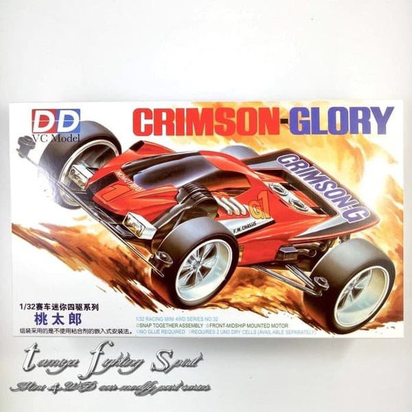 M 7        Tamiya VC201654 Crimson Glory Merk DD Mini 4WD FM Chassis